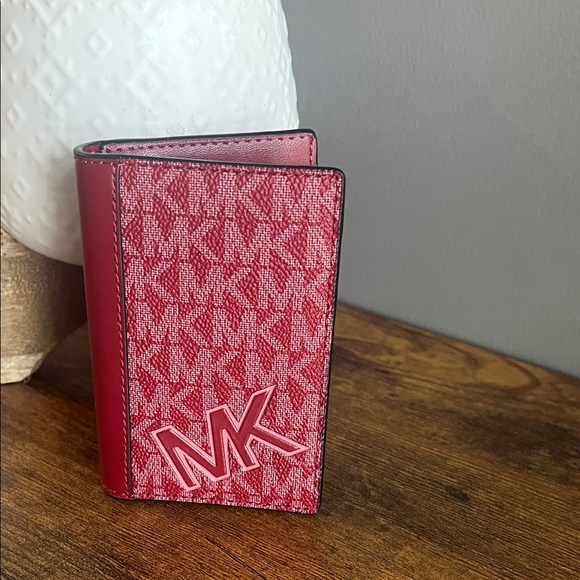 Michael Kors Accessories - Michael Kors Red Cherry Card Holder